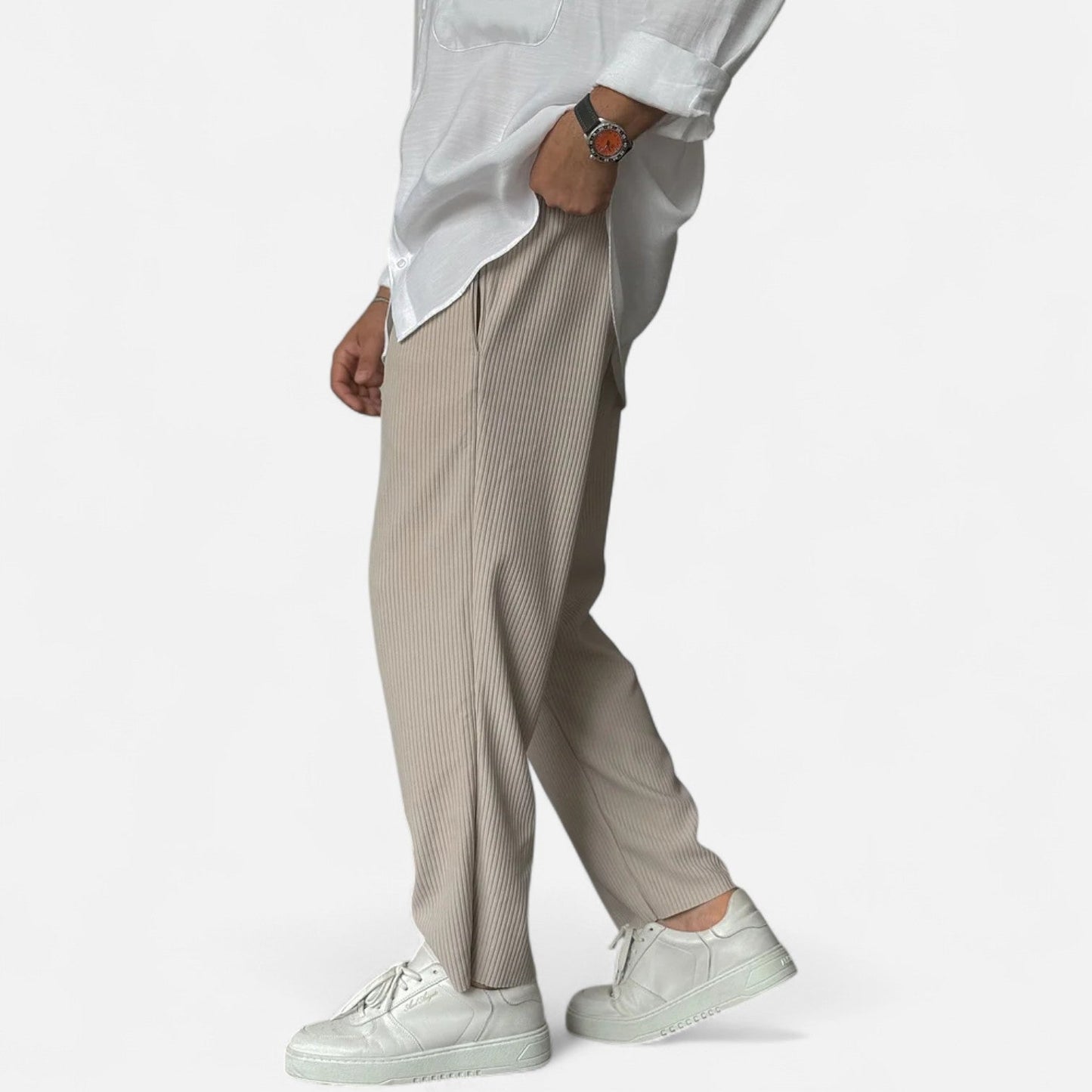 Auvier | Soft Luxury Trousers for Men – Superior Comfort, Natural Elegance