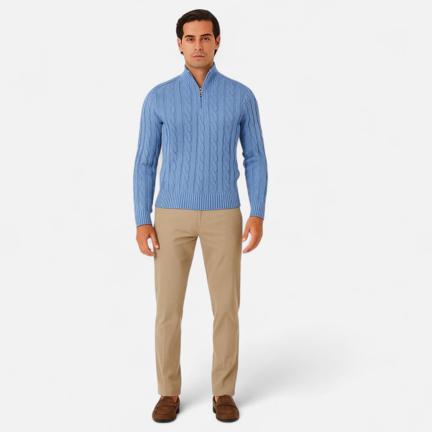 Auvier | Men’s Half-Zip Sweater – Casual Style, Premium Finish