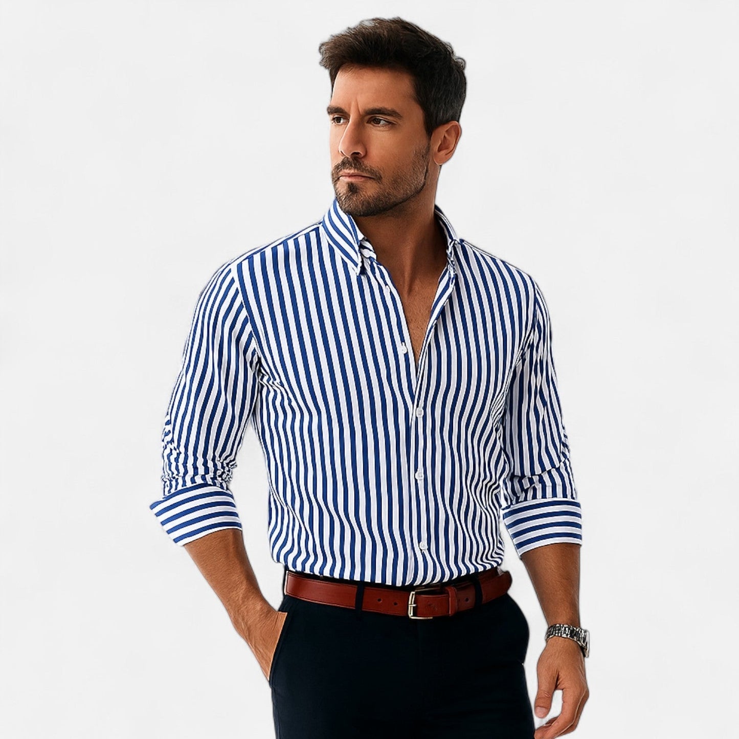 Auvier | Men’s Shirt – Structured Elegance, Timeless and Versatile
