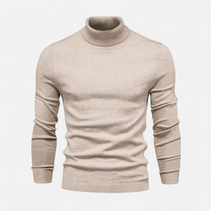 Auvier | Men’s Lapel-Neck Knitted Sweater