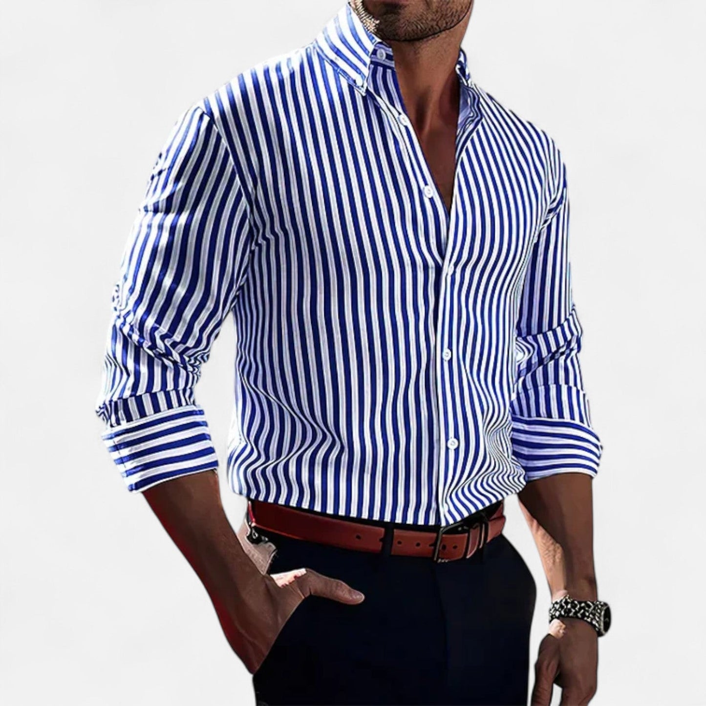 Auvier | Men’s Shirt – Structured Elegance, Timeless and Versatile