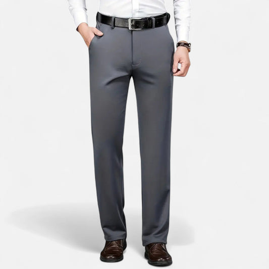 Auvier | Men’s Solid Colour Business Trousers