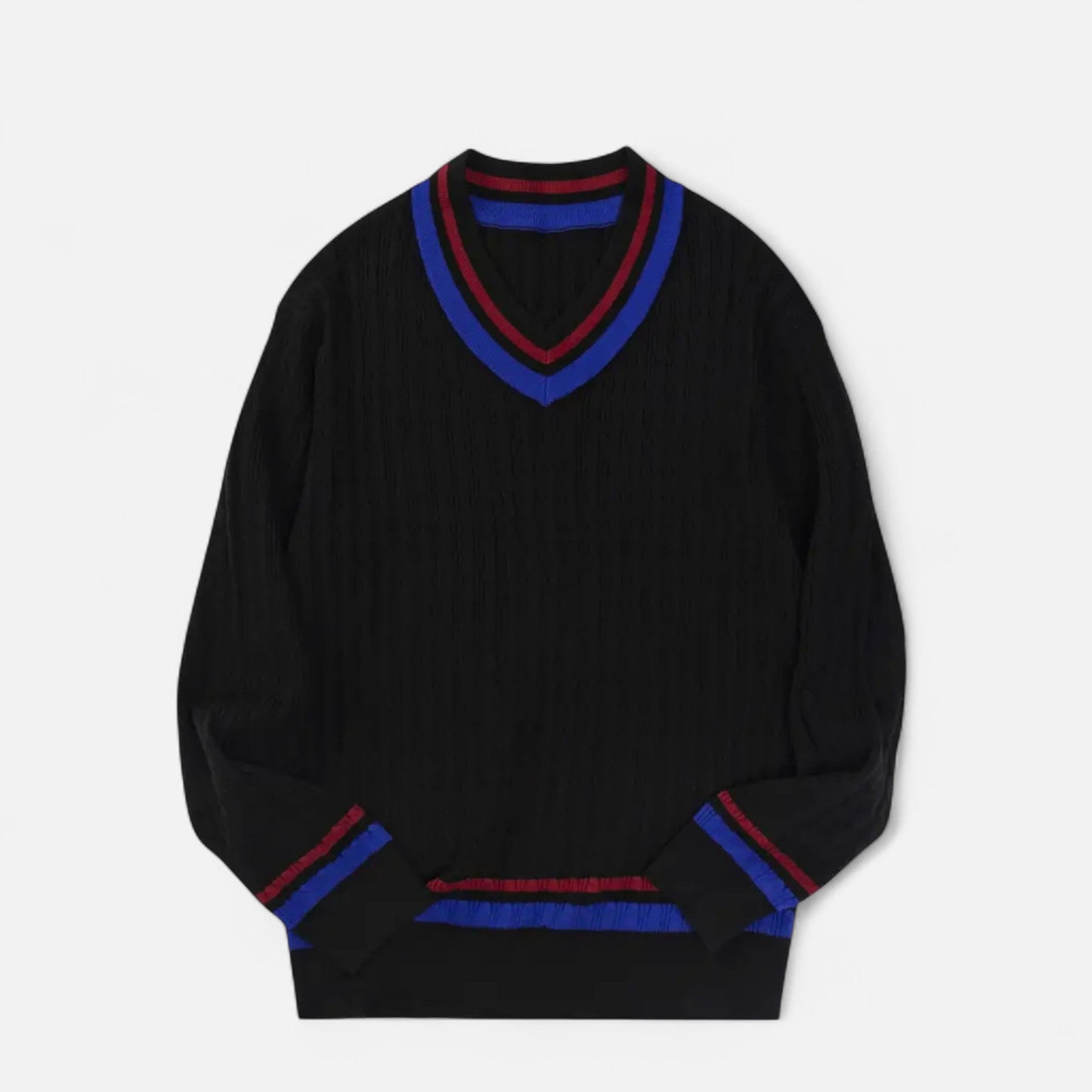 Auvier | Men’s Classic Knit V-Neck Top