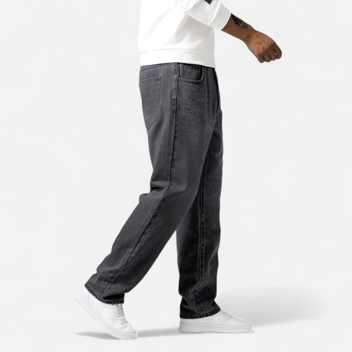 Auvier | Men’s Classic Straight-Leg Casual Denim