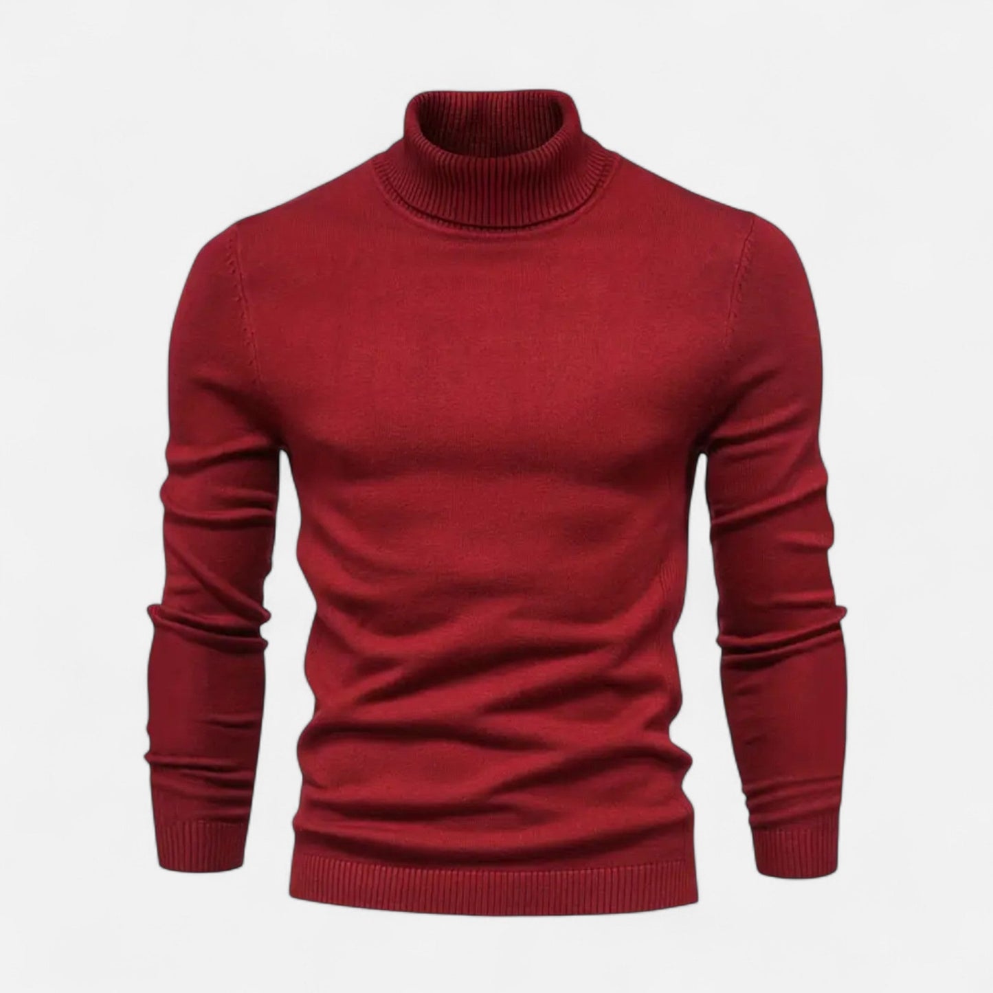 Auvier | Men’s Lapel-Neck Knitted Sweater
