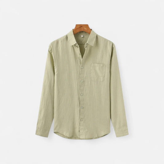 Auvier | Men’s Linen Shirt – Natural Freshness, Effortless Elegance