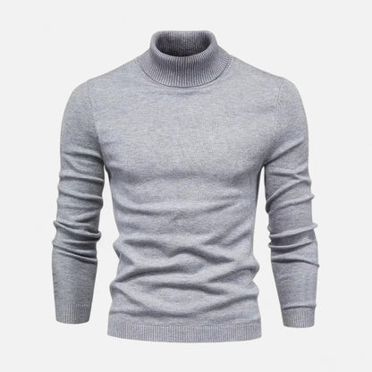 Auvier | Men’s Lapel-Neck Knitted Sweater