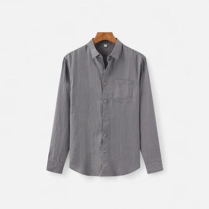 Auvier | Men’s Linen Shirt – Natural Freshness, Effortless Elegance
