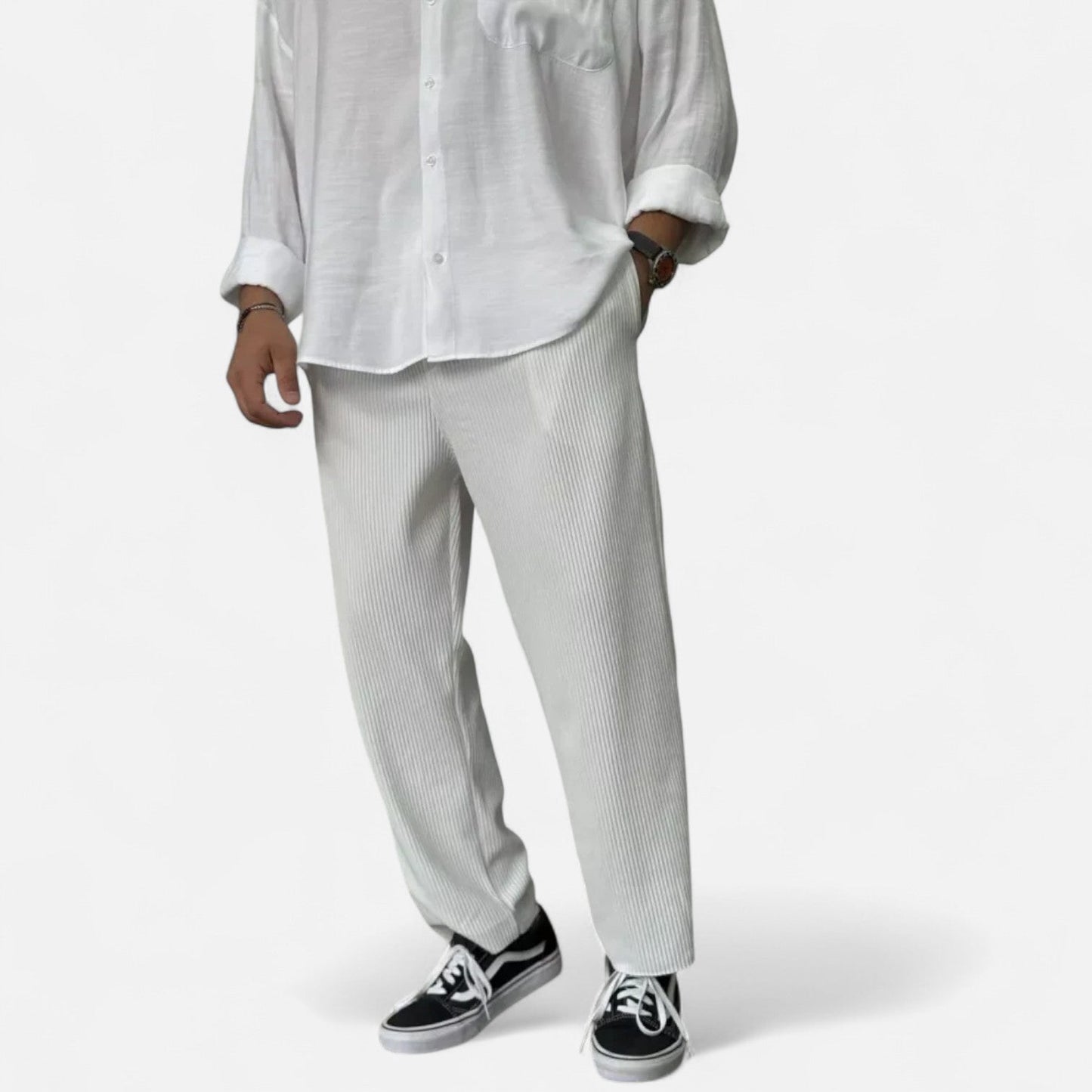 Auvier | Soft Luxury Trousers for Men – Superior Comfort, Natural Elegance