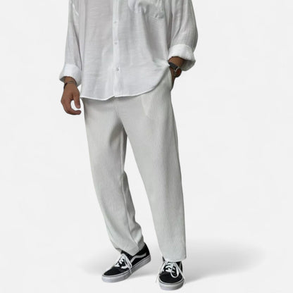 Auvier | Soft Luxury Trousers for Men – Superior Comfort, Natural Elegance