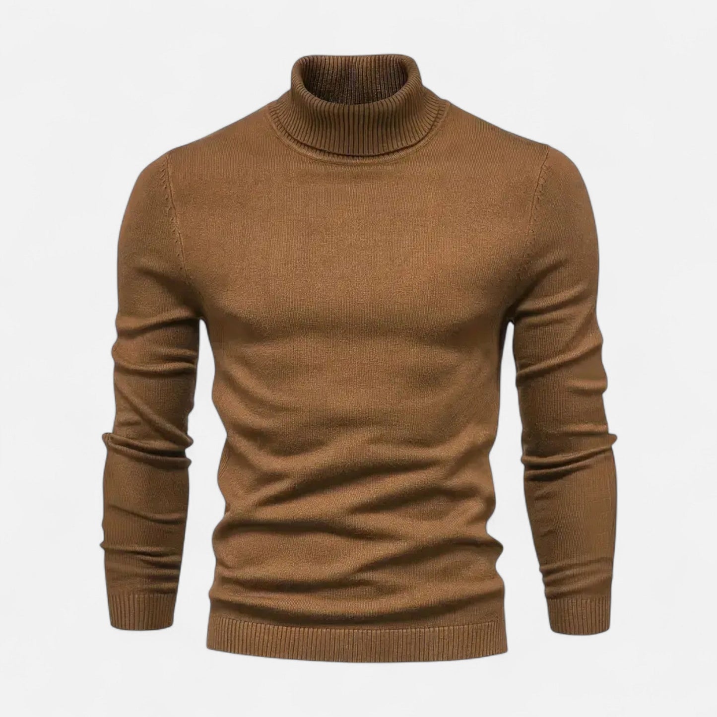 Auvier | Men’s Lapel-Neck Knitted Sweater