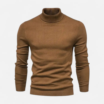 Auvier | Men’s Lapel-Neck Knitted Sweater