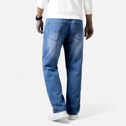 Auvier | Men’s Classic Straight-Leg Casual Denim