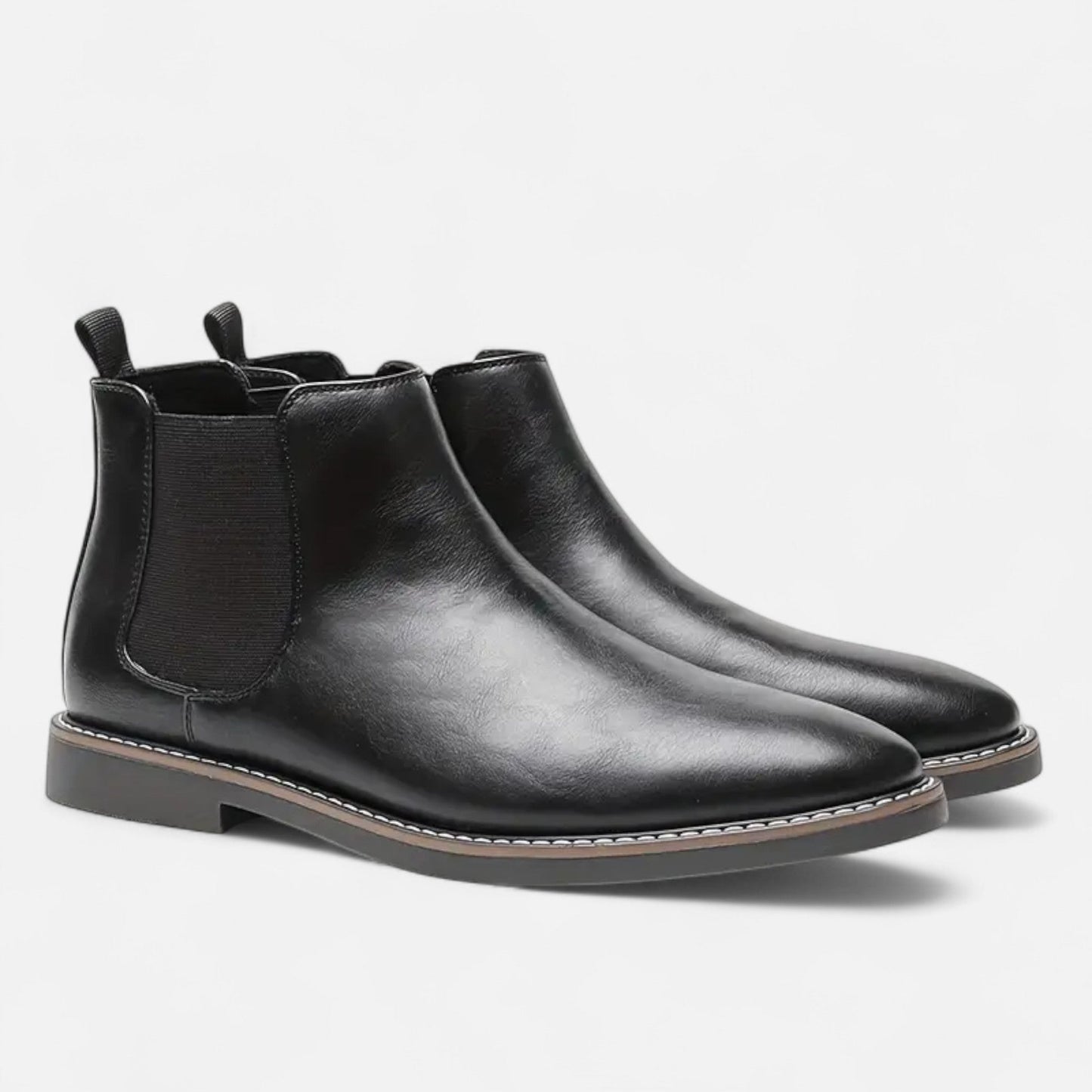 Auvier | Men’s Two-Tone Retro Ankle Boots