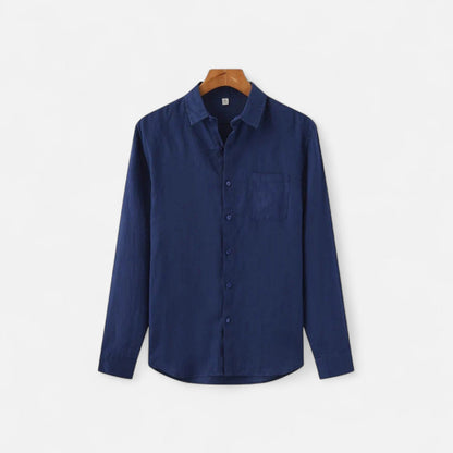 Auvier | Men’s Linen Shirt – Natural Freshness, Effortless Elegance