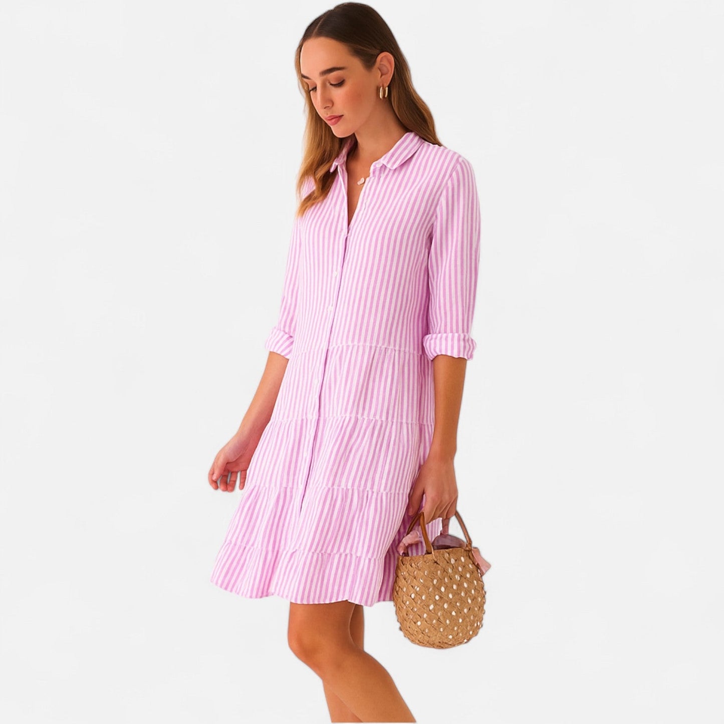 Auvier | Robe Femme Légère et Élégante – Fluidité d’Été, Style Décontracté Chic