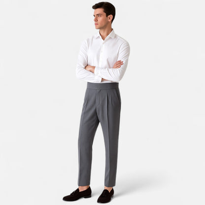 Auvier | Pantalon Homme Taille Haute – Structure Affirmée, Élégance Intemporelle