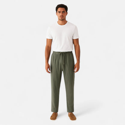 Auvier | Men’s Linen Trousers – Natural Lightness, Effortless Elegance