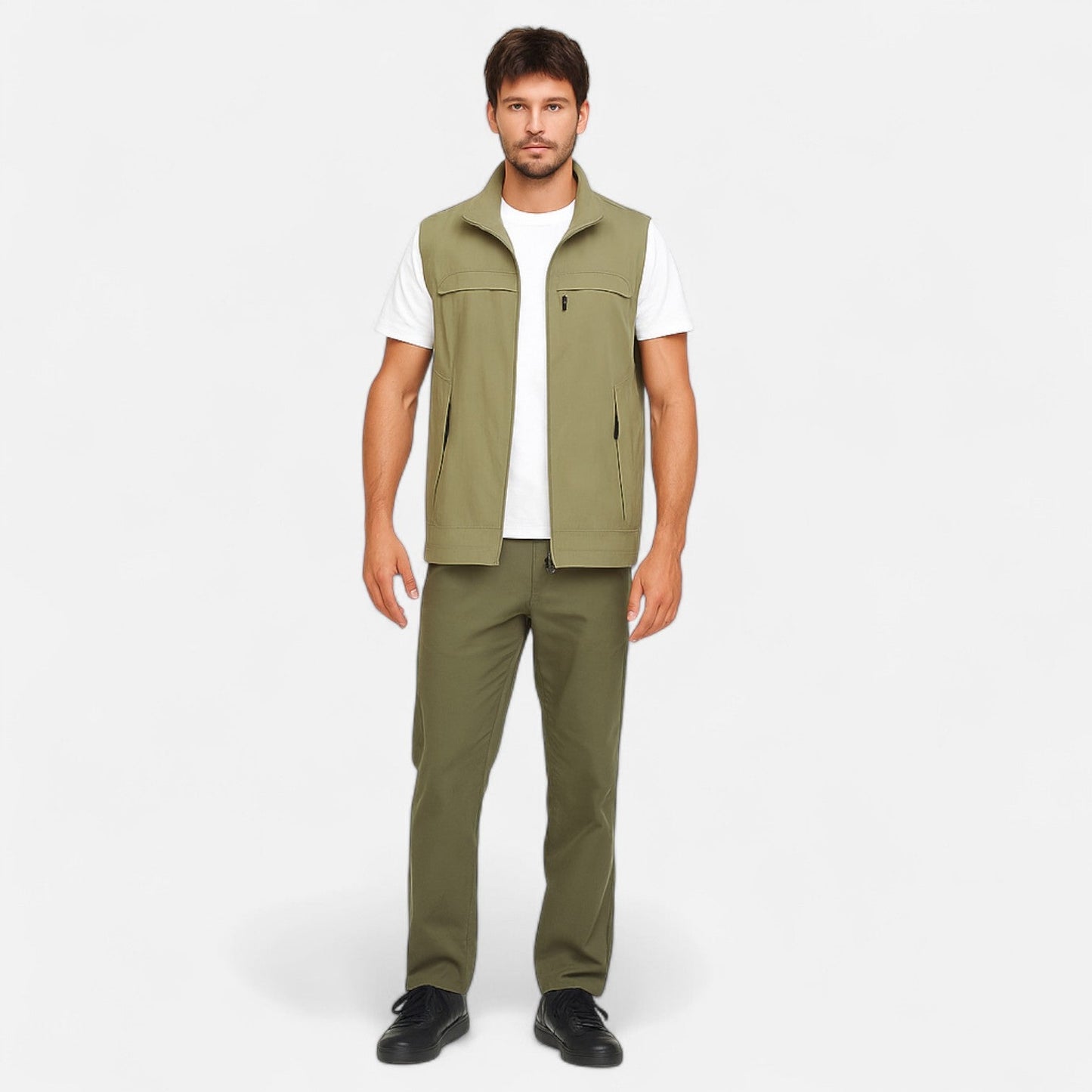 Auvier | Lightweight Short-Sleeve Vest for Men – Quick-Drying, Functional & Elegant Style