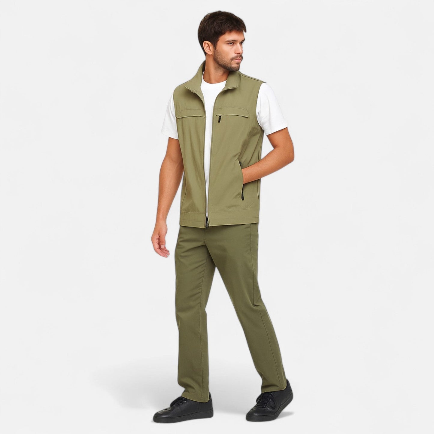 Auvier | Lightweight Short-Sleeve Vest for Men – Quick-Drying, Functional & Elegant Style