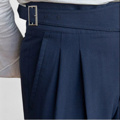 Auvier | Pantalon Homme Taille Haute – Structure Affirmée, Élégance Intemporelle
