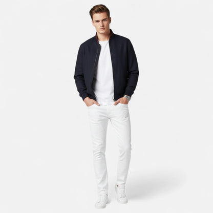 Auvier | Men’s Stand-Collar Zipper Jacket