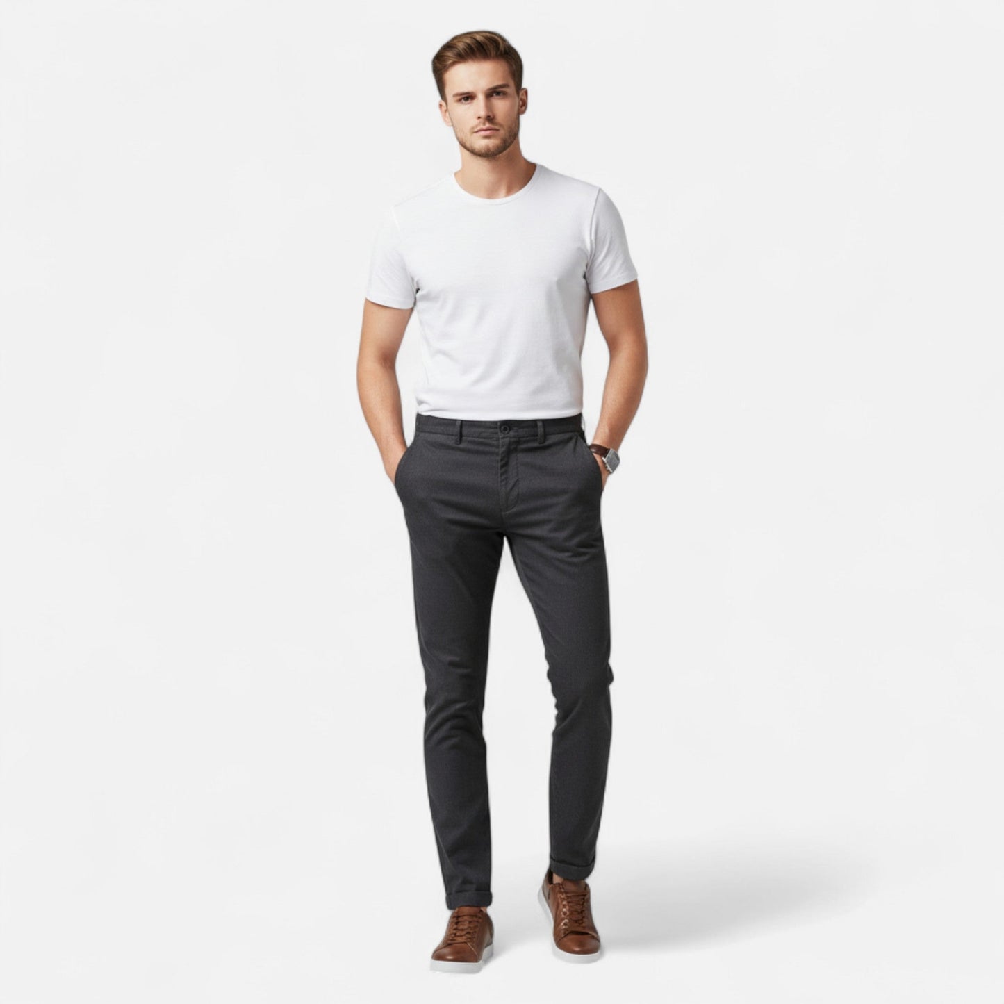 Auvier | Men’s Low-Top Casual Sneakers