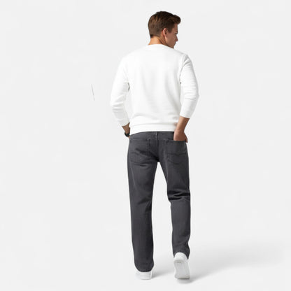 Auvier | Men’s Classic Straight-Leg Casual Denim