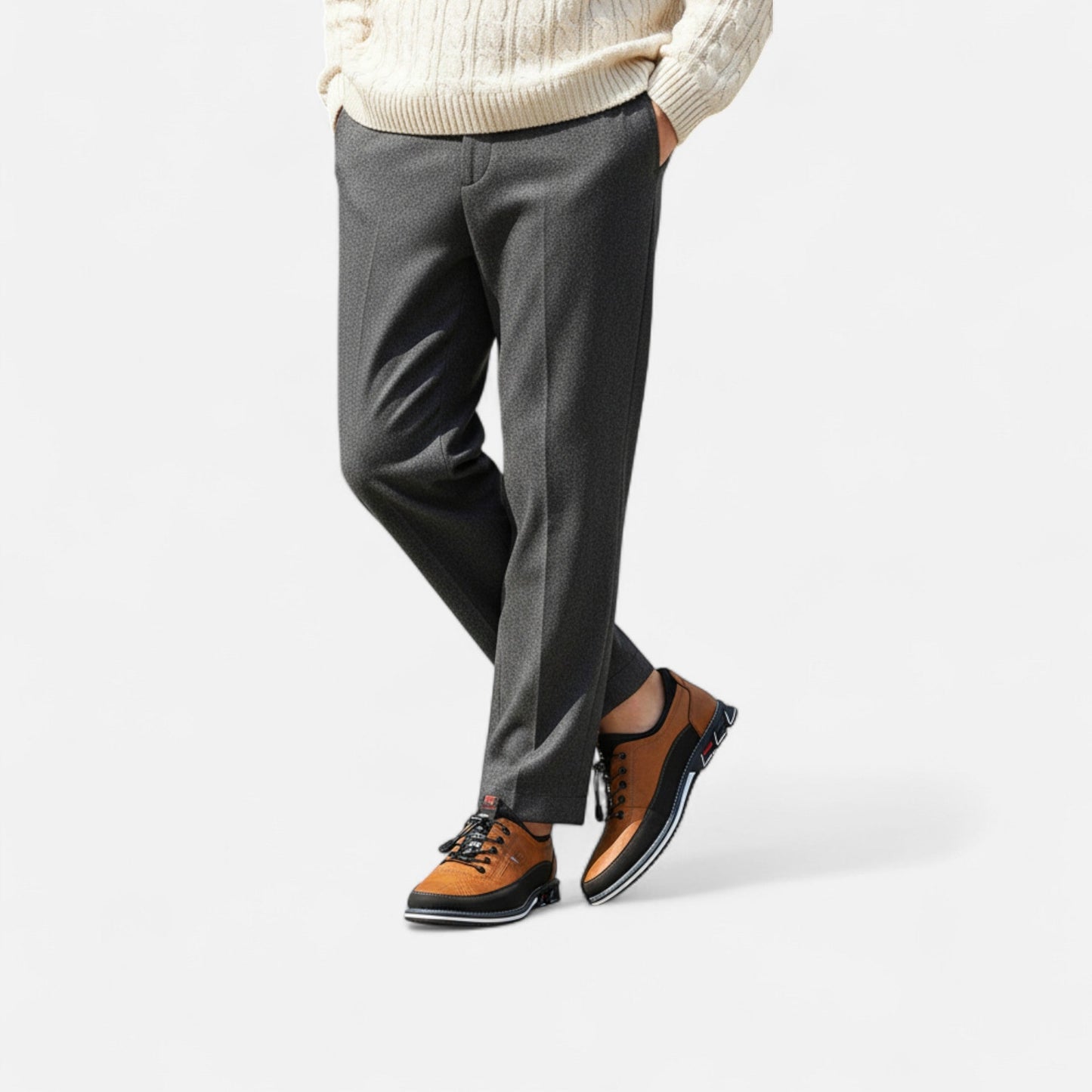 Auvier | Men’s Faux Slip-On Loafers