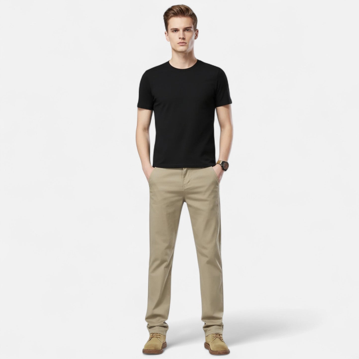 Auvier | Men’s Straight-Leg Casual Pants