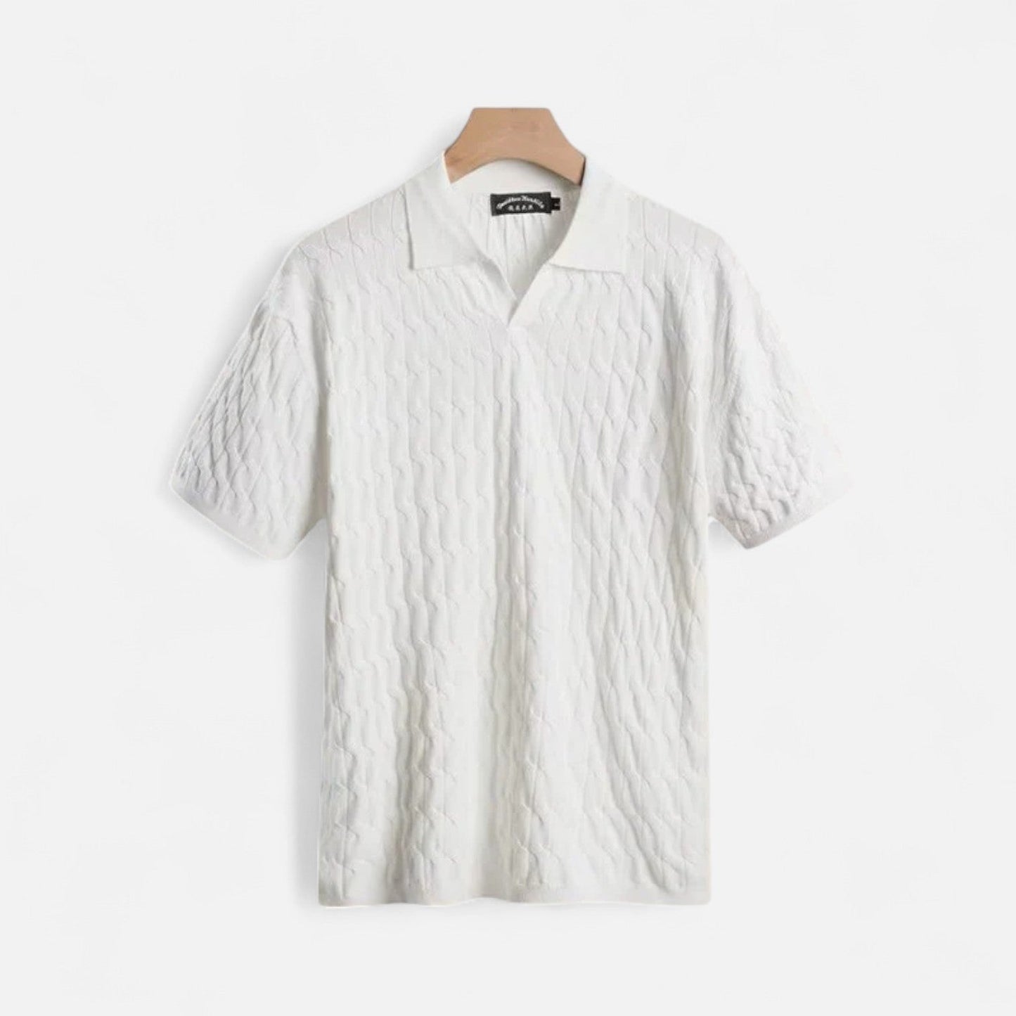 Auvier | Casual Cuban Collar Polo – Vintage Flair, Contemporary Comfort