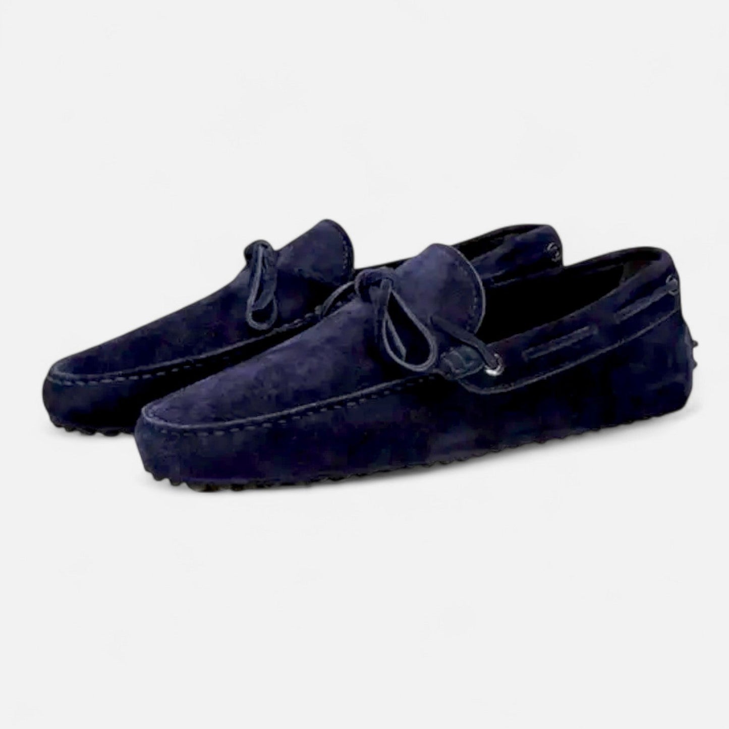 Auvier | Navy Suede Loafers – Relaxed Elegance, Premium Finish
