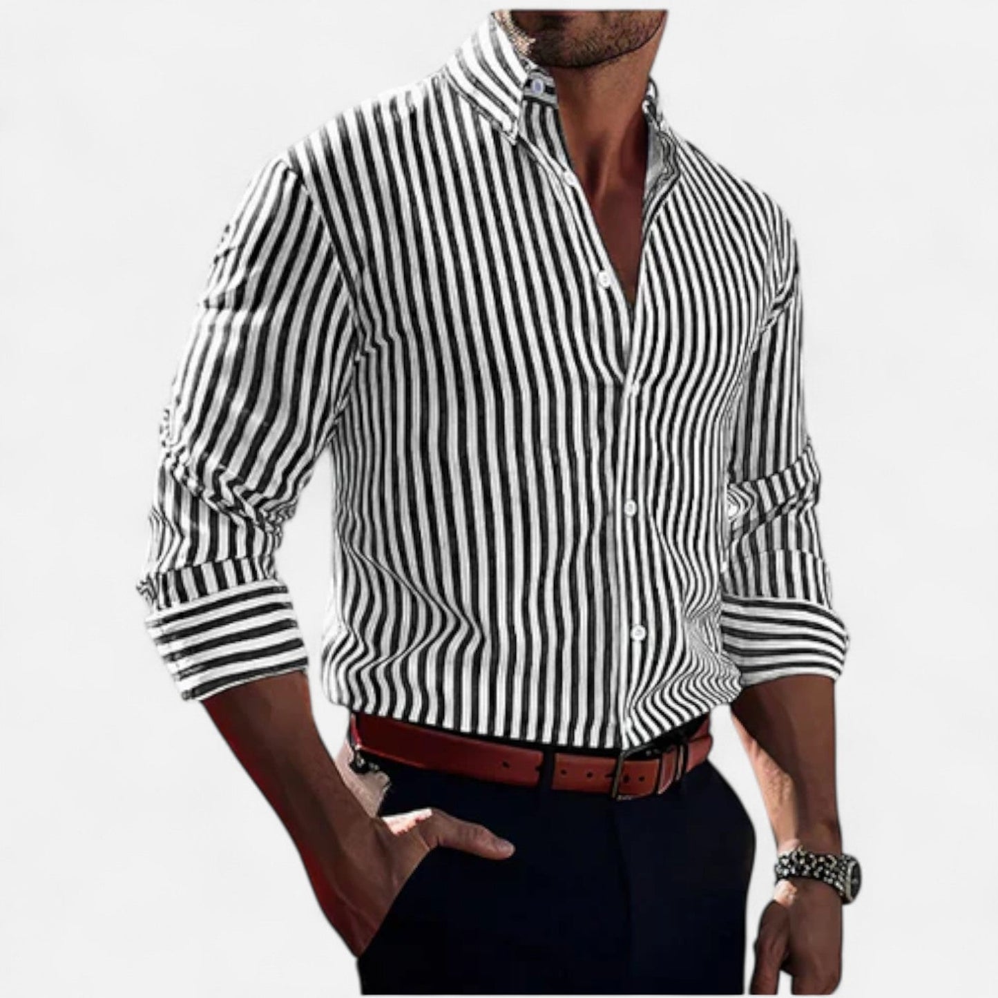 Auvier | Men’s Shirt – Structured Elegance, Timeless and Versatile