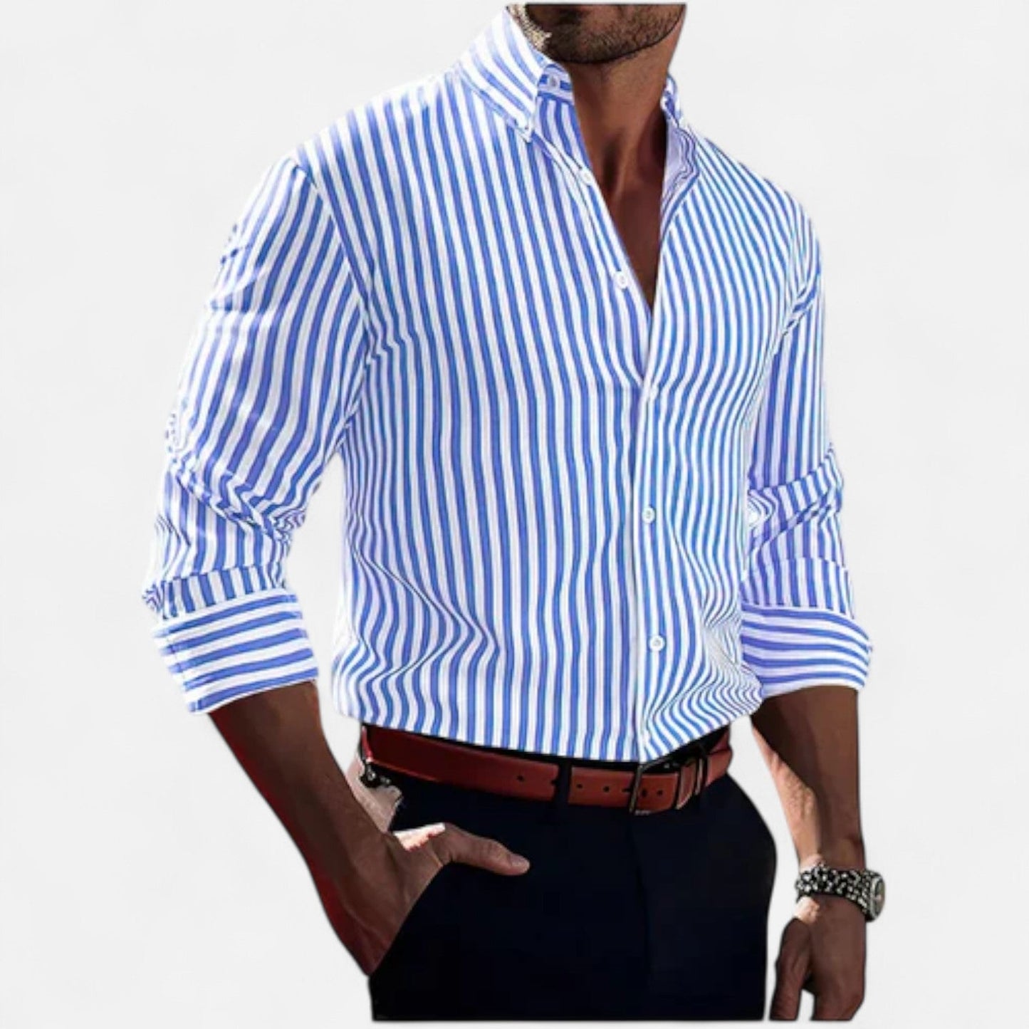 Auvier | Men’s Shirt – Structured Elegance, Timeless and Versatile