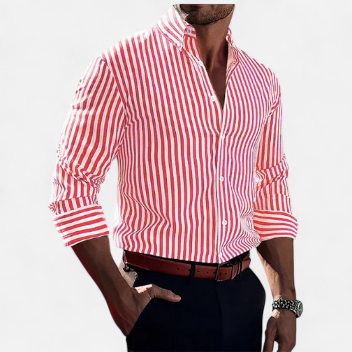 Auvier | Men’s Shirt – Structured Elegance, Timeless and Versatile