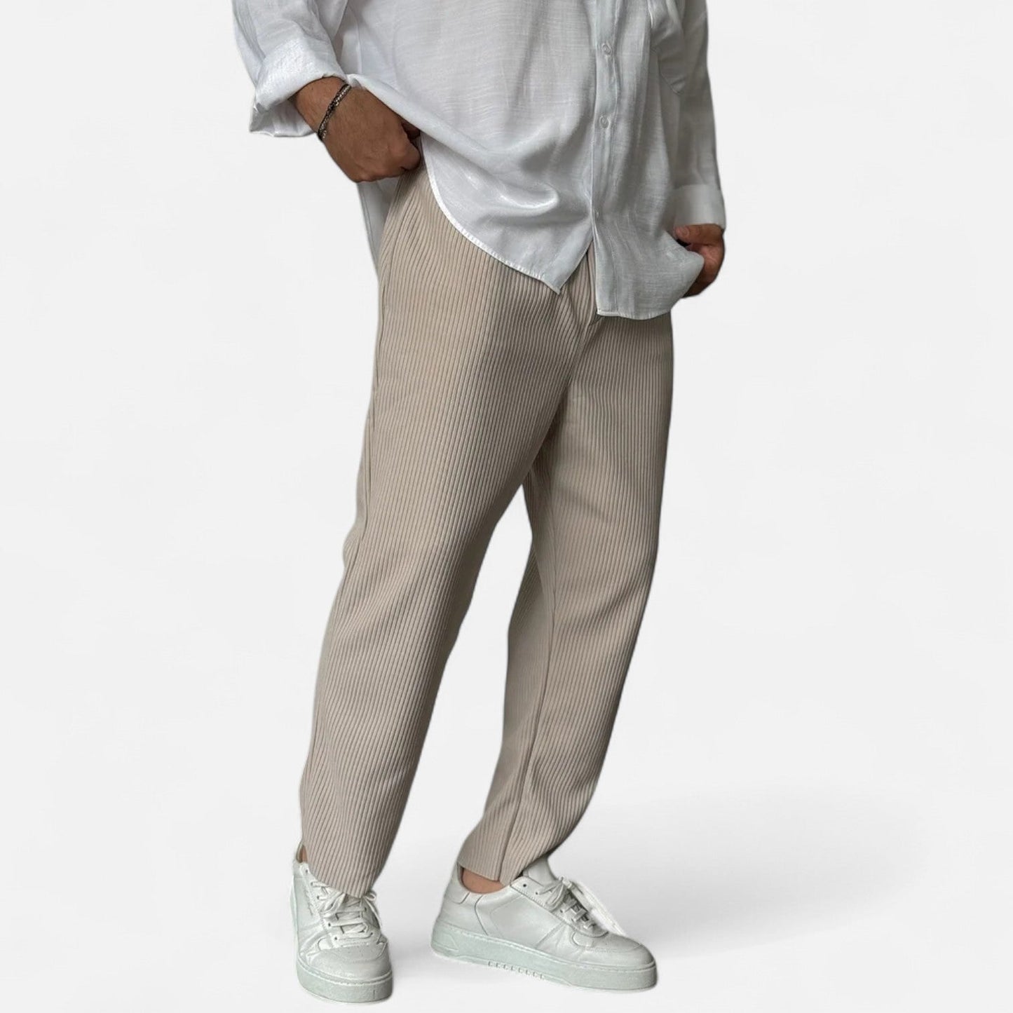 Auvier | Soft Luxury Trousers for Men – Superior Comfort, Natural Elegance