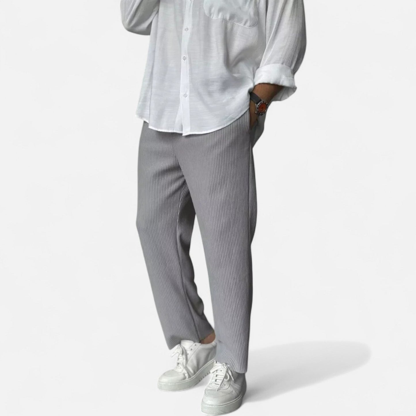 Auvier | Soft Luxury Trousers for Men – Superior Comfort, Natural Elegance