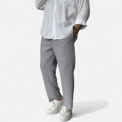 Auvier | Soft Luxury Trousers for Men – Superior Comfort, Natural Elegance
