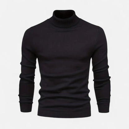 Auvier | Men’s Lapel-Neck Knitted Sweater