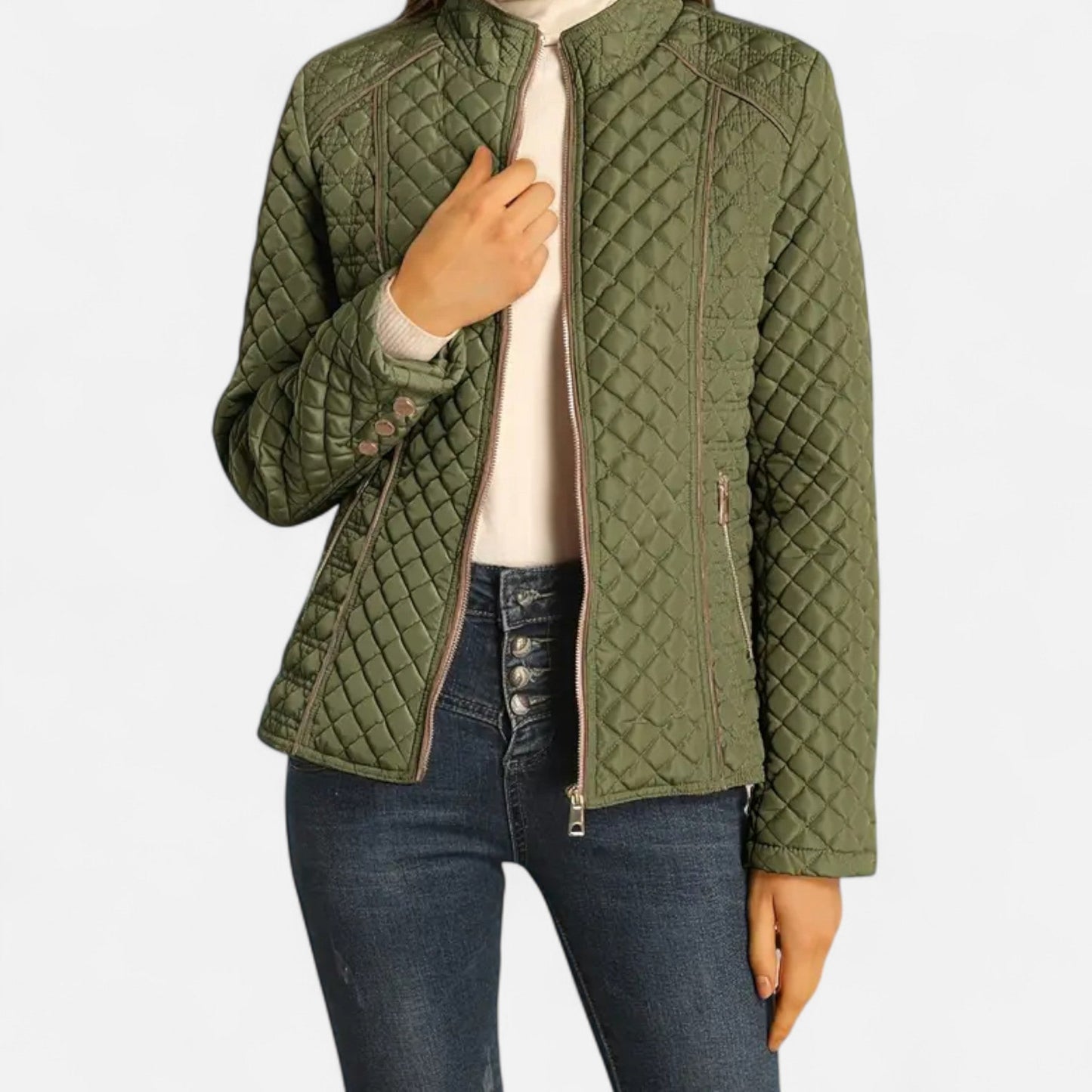 Auvier | Women’s Warm Casual Pocket Jacket