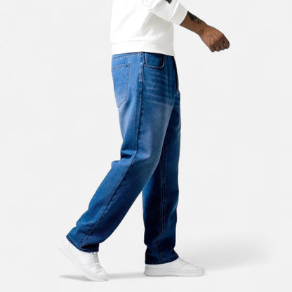 Auvier | Men’s Classic Straight-Leg Casual Denim