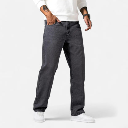 Auvier | Men’s Classic Straight-Leg Casual Denim