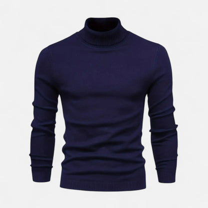 Auvier | Men’s Lapel-Neck Knitted Sweater