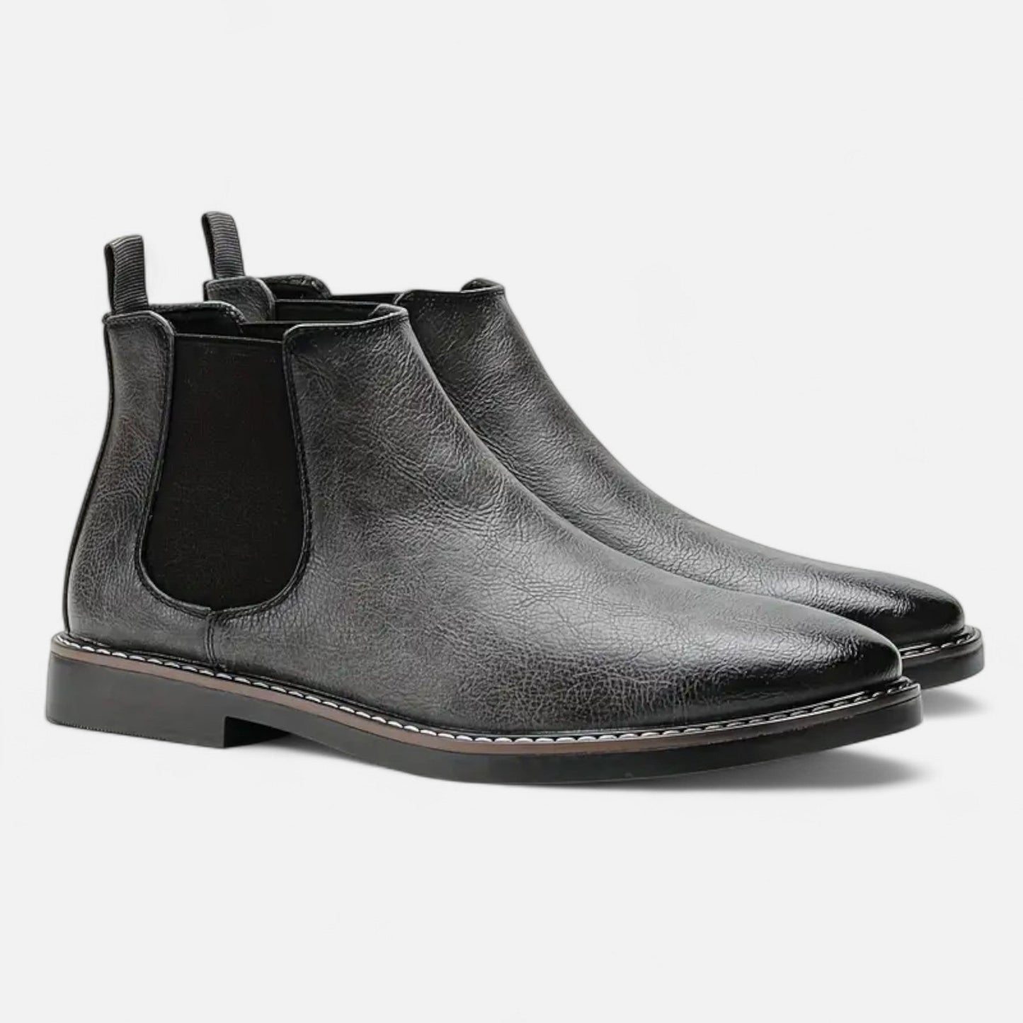 Auvier | Men’s Two-Tone Retro Ankle Boots