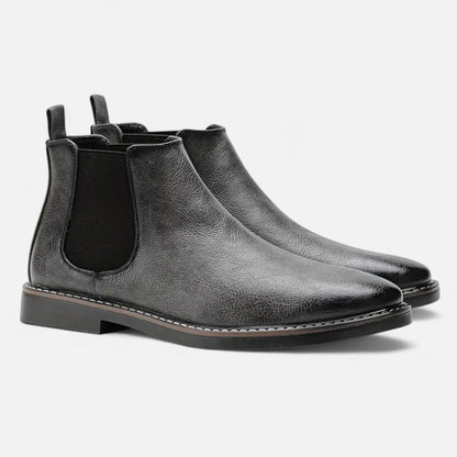 Auvier | Men’s Two-Tone Retro Ankle Boots