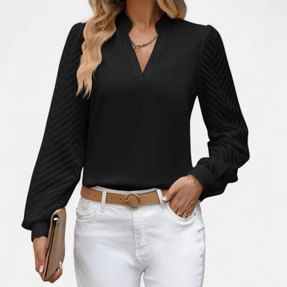 Auvier | Elegant Plain Shirt for Women – Structured Simplicity, Premium Finish