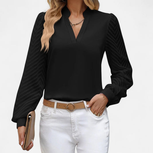 Auvier | Elegant Plain Shirt for Women – Structured Simplicity, Premium Finish