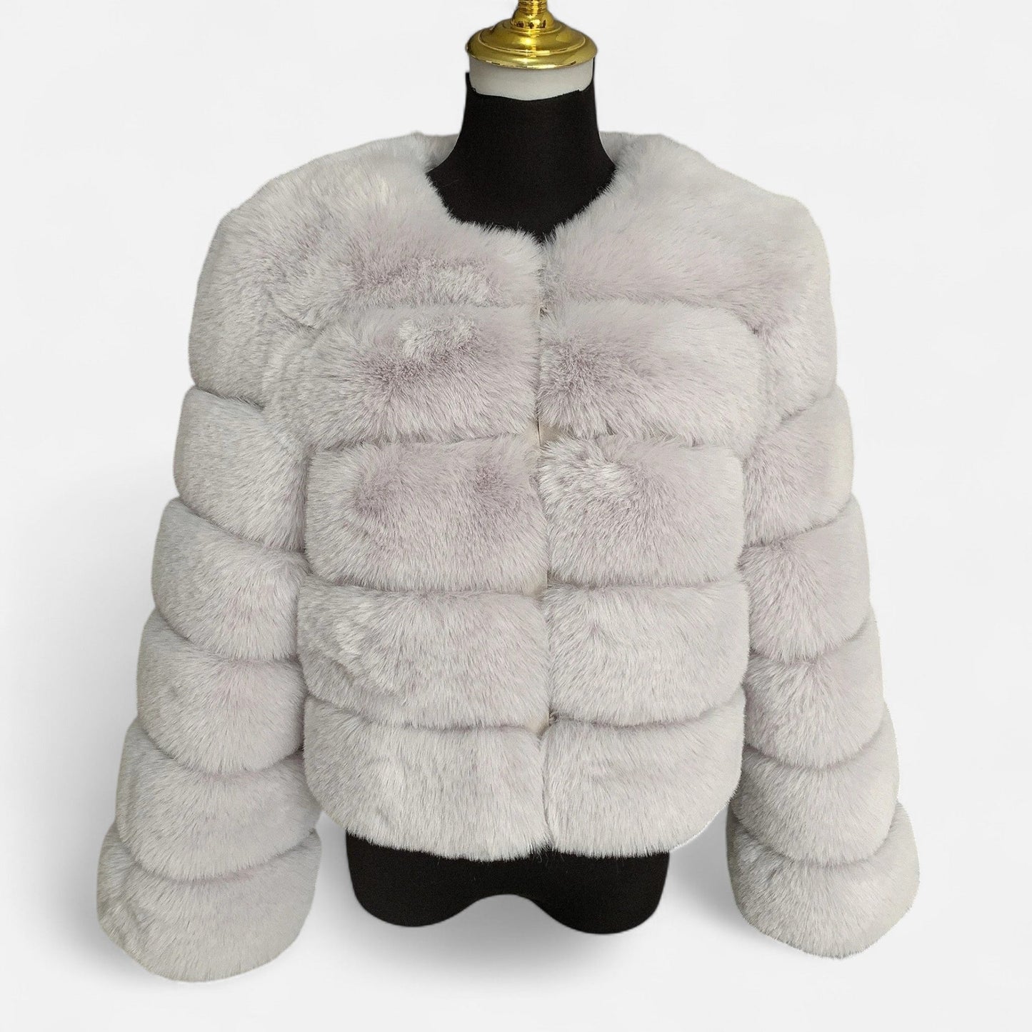 Auvier | Women’s Short Fluffy Winter Coat