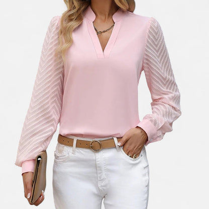 Auvier | Elegant Plain Shirt for Women – Structured Simplicity, Premium Finish