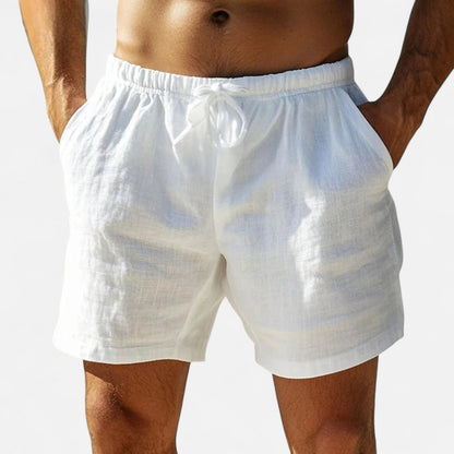 Auvier | Leisure Cotton Shorts for Men – Elegant Relaxation, Natural Comfort